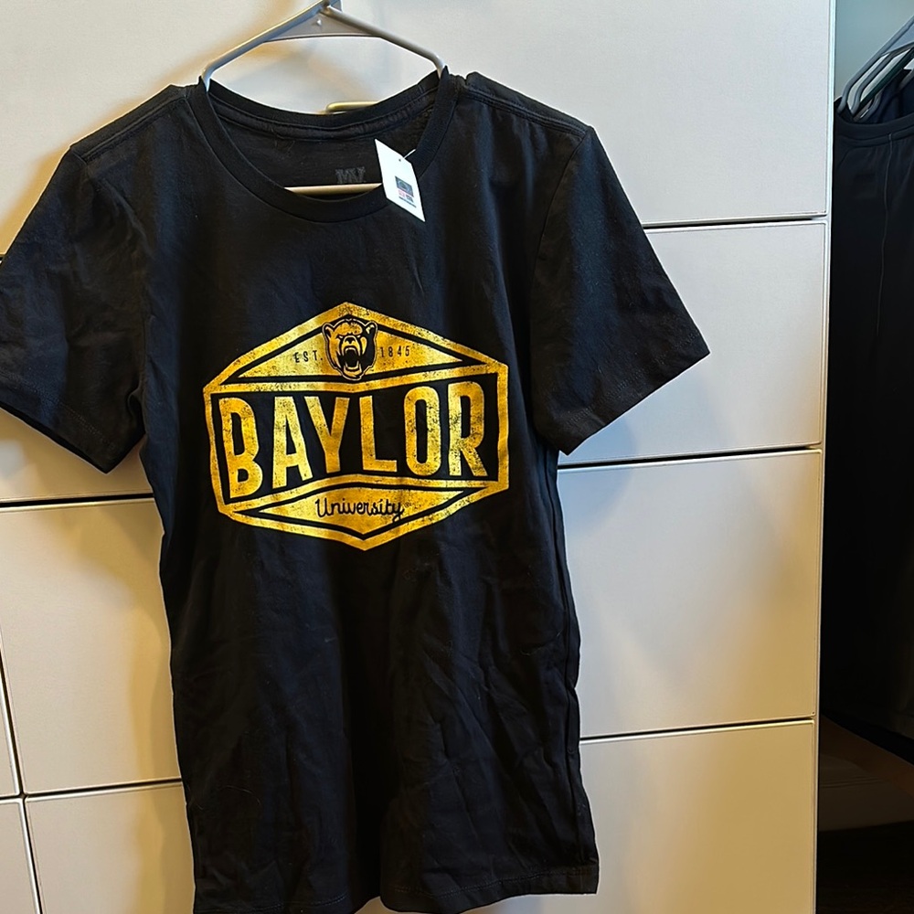 Baylor Black and Yellow Short Sleeve Tee